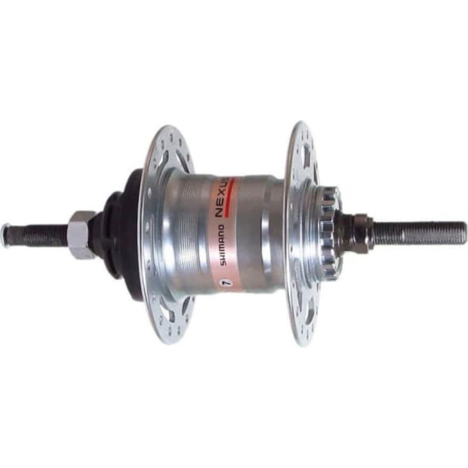 Втулка планетарная SHIMANO NEXUS 3R40, 36 отверстий, 3 скорости, с антикоррозийным покрытием, для роллерного тормоза, под гайки, 126,8x176,8 мм ASG3R40A2676DX